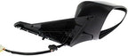 Set of 2 Front Power Mirror Manual Folding Heated Primed Plastic Right Passenger & Left Driver Side for 2016-2017 Toyota Camry