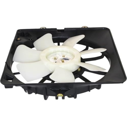 Front A/C Condenser Single Fan Assembly for 2007-2008 Honda Fit