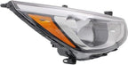 Front Head Light Assembly Right Passenger Side for 2015-2017 Hyundai Accent