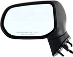Front Power Mirror Manual Folding Heated Primed Left Driver Side for 2006-2011 Honda Civic