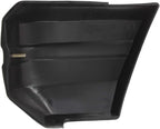 Front Bumper End Caps Textured Plastic Right Passenger & Left Driver Side for 1984-1996 Jeep Cherokee, 1986-1990 Comanche & More