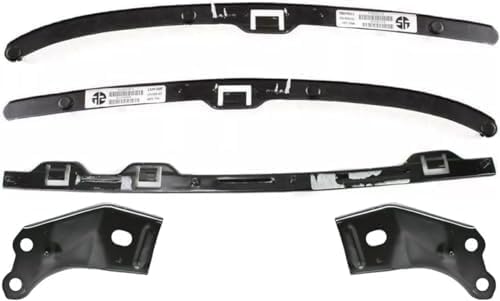 18-Piece Front Bumper Kit: Bumper, Grille, Upper, Valance, Reinforcement, Brackets, Headlight, Fillers & Signal & Corner Lamp (Left & Right) for 2001-2004 Toyota Tacoma