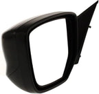 Front Power Mirror Manual Folding Non-heated Primed Plastic Left Driver Side for 2008-2012 Honda Accord
