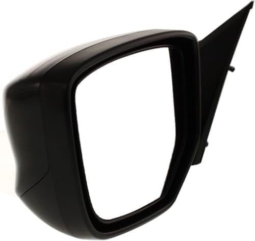 Front Power Mirror Manual Folding Non-heated Primed Plastic Left Driver Side for 2008-2012 Honda Accord