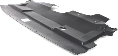 Set of 3 Center Front Engine Splash Shields Left Driver & Right Passenger Side for 2002-2006 Nissan Altima & 2004-2008 Maxima