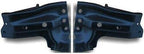 Set of 2 Rear Bumper Brackets Stay Support Steel Right Passenger & Left Driver Side for 1996-2002 Toyota 4Runner
