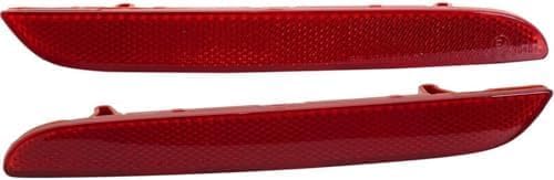 Rear, Driver and Passenger Side Bumper Reflector For 2017-2020 Chevrolet Sonic