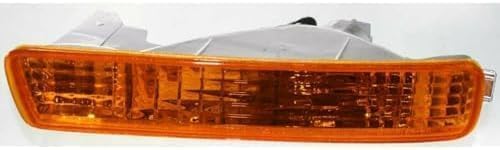 Set of 2 Front Turn Signal Lamps Plastic Left Driver & Right Passenger Side for 1994-1995 Honda Accord