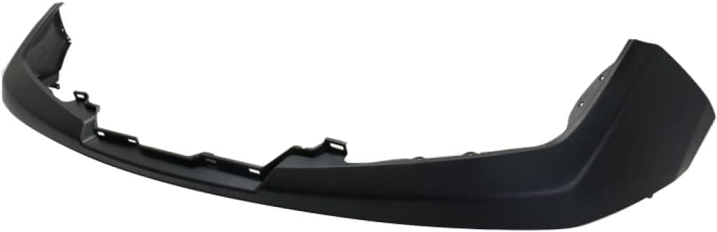 4-Piece Front Bumper Kit: Bumper Primed Upper Cover Steel, Lower Valance & Fog Lamp Cover (Left & Right) for 2005-2017 Nissan Frontier