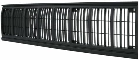 3-Piece Front Grille Kit: Grille & Primed Headlight Door Bezels (Left & Right) for 1991-1996 Jeep Cherokee & 1991-1992 Comanche