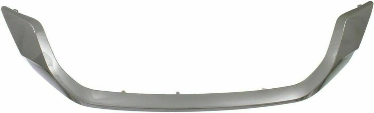 4-Piece Front Bumper Kit: Bumper Textured Upper & Lower Grille, Molding & Chrome Trim (Left & Right) for 2013-2015 Honda Accord
