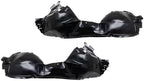 Set of 2 Front Fender Liner Plastic Left Driver & Right Passenger Side, with Air Holes for 2011-2014 Ford Edge & 2011-2015 Lincoln MKX