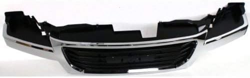 Front Grille Chrome Shell/black Insert, Chrome Shell with Black Insert for 2004-2012 GMC Canyon