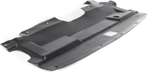 Set of 3 Center Front Engine Splash Shields Left Driver & Right Passenger Side for 2002-2006 Nissan Altima & 2004-2008 Maxima