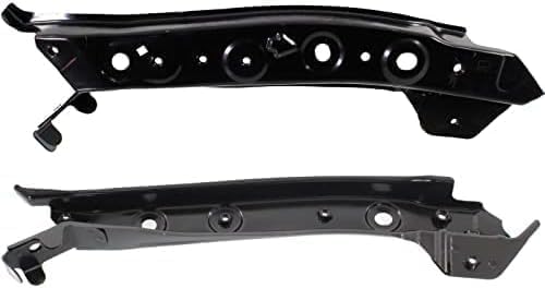 Set of 2 Front Radiator Support Upper Tie Bar Steel Right Passenger & Left Driver Side for 2013-2017 Nissan Sentra