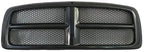Front Honeycomb Grille Black Paint to Match, Black Shell With Primed Insert for 2002-2005 Dodge Ram 1500, 2003-2005 Ram 2500 & More