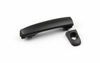 Front Exterior Door Handle Smooth Black with Keyhole Left Side for 2004-2008 Chevrolet Malibu, 2006-2011 HHR & More
