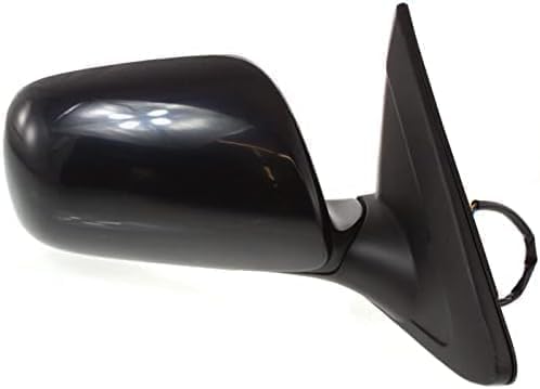 Driver Side Mirror, Power Adjust, Manual Folding, Non-Heated, Paintable, No Signal Light, No Memory, No Puddle Light, No Auto-Dimming, No Blind Spot Feature For 2009-2013 Toyota Matrix / 2009-2010 Pontiac Vibe