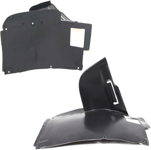 Set of 2 Front Engine Splash Shield Under Cover Plastic Left Driver & Right Passenger Side for 2001-2003 BMW 525i, 2001-2003 530i & More