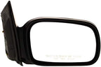 Set of 2 Front Mirror Manual Adjust Non-folding & Heated Textured Plastic Right Passenger & Left Driver Side for 2006-2011 Honda Civic