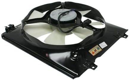 Front Radiator & A/C Condenser Cooling Fan Assembly Plastic for 2008-2009 Honda Accord