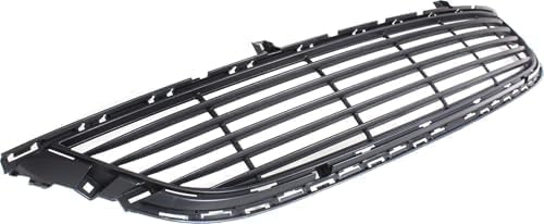Front Bumper Grille, Textured Black For 2015–2017 Chrysler 200 S