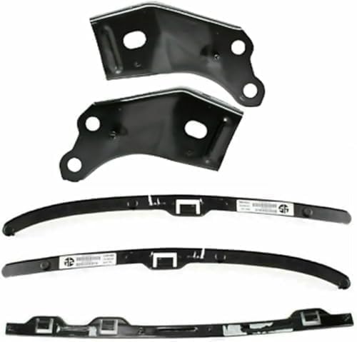 18-Piece Front Bumper Kit: Bumper, Grille, Fillers, Valance, Reinforcement, Head & Corner Lights, Fog Lamp & Bracket (Left & Right) for 2001-2004 Toyota Tacoma
