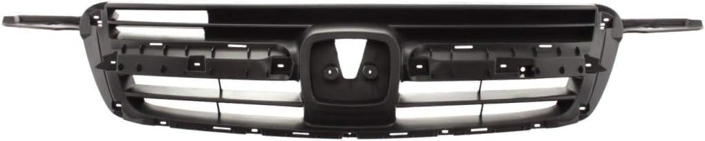 WEST DEKLE Automotive Front Grille Textured Gray Shell And Insert Direct Replacement Compatible With 2002-2004 Honda CR-V HO1200159 71121S9A003