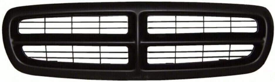 Grille Assembly, Painted Black Shell and Insert for 1997-2004 Dodge Dakota & 1998-2003 Durango