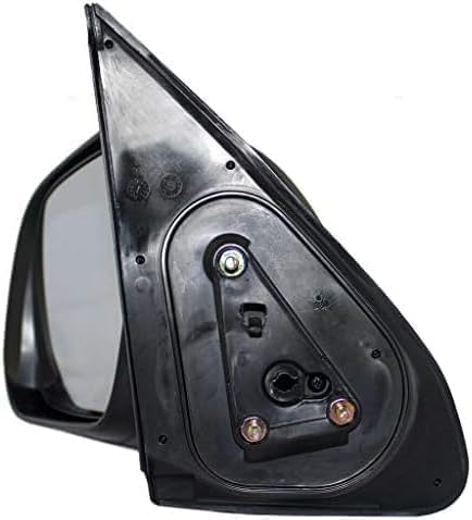 Driver and Passenger Side Mirrors, Manual Adjust, Manual Folding, Non-Heated, Textured Black, No Signal Light, No Memory, No Puddle Light, No Auto-Dimming For 2012-2015 Toyota Tacoma