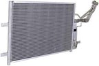 Front A/C Condenser Aluminum Core for 2004-2009 Mazda 3 & 2006-2010 5