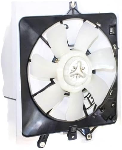 Front Radiator and A/C Condenser Cooling Fan Assembly Plastic for 2007-2008 Honda Fit