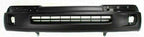 4-Piece Front Bumper Kit: Textured Bumper, Chrome Trims, Reinforcement, Brackets & Signal Lights (Left & Right) for 1998-2000 Toyota Tacoma