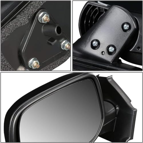 Hatchback Driver Side Mirror, Manual Adjust, Non-Heated, Manual Folding, Paintable, No Signal Light, No Memory, No Puddle Light, No Auto-Dim, No Blind Spot Feature