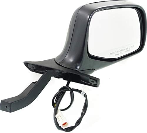 Set of 2 Front Power Mirror Manual Folding Non-heated Paddle Style Chrome Right Passenger & Left Driver Side for 1992-1997 Ford F-250, 1992-1996 Bronco & More