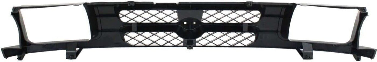 Front Grille Painted Dark Gray Shell and Insert Plastic for 2000-2001 Nissan Xterra