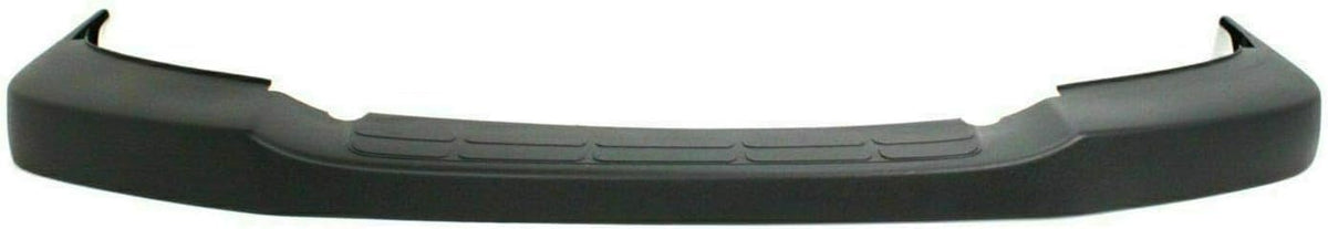 2-Piece Front Bumper Kit: Bumper Chrome Face Bar Steel & Textured Upper Cover for 2003-2014 GMC Savana 1500, 2003-2023 Savana 2500 & More