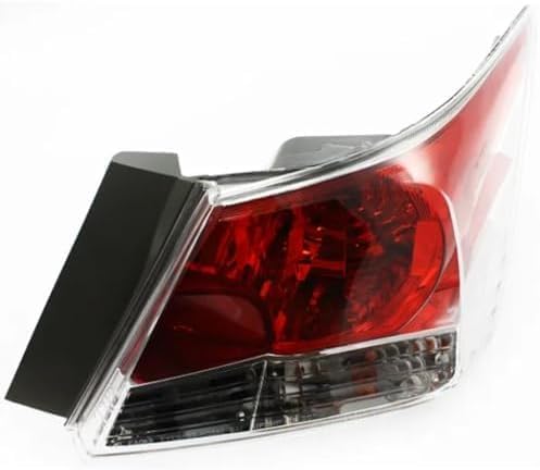 Set of 2 Tail Light Assembly Plastic Left Driver & Right Passenger Side for 2008-2012 Honda Accord