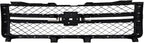 2-Piece Front Grille Kit: Chrome Grille Shell with Primed Insert & Hood Molding for 2011-2014 Chevrolet Silverado 2500 HD & 2011-2014 Silverado 3500 HD