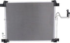 Front A/C Condenser Aluminum Core for 2008-2012 Infiniti EX35, 2013 EX37 & More
