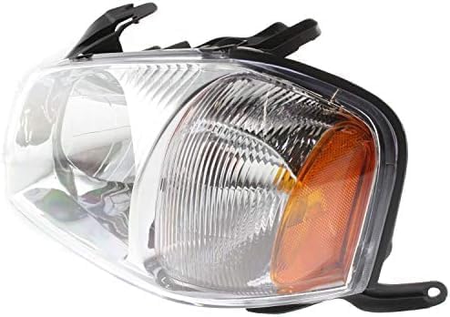 Set of 2 Front Head Light Assembly Plastic Left Driver & Right Passenger Side for 2001-2004 Mazda Tribute