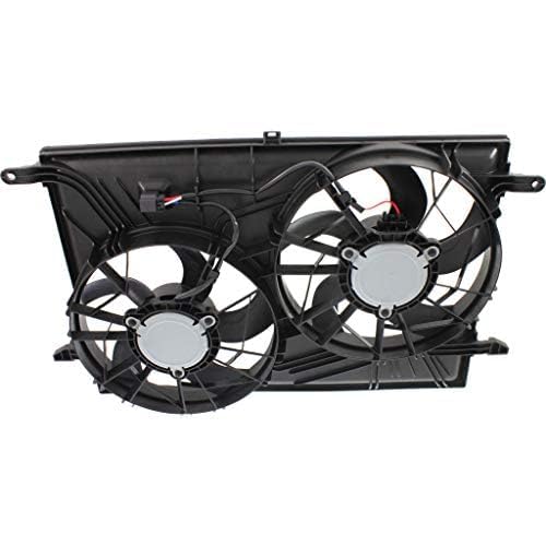 Front Radiator Cooling Fan Plastic for 2008-2017 Buick Enclave, 2007-2017 GMC Acadia & More