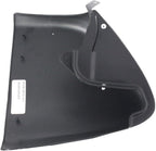 Set of 2 Rear Bumper End Cap without Side Molding Holes Plastic Right Passenger & Left Driver Side for 1994-1997 Chevrolet S10 & 1994-1997 GMC Sonoma