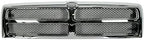 Front Grille Assembly Chrome with Honeycomb Insert, Chrome Shell with Painted Silver Insert for 1994-2001 Dodge Ram 1500, 1994-1996 Ram 2500 & More