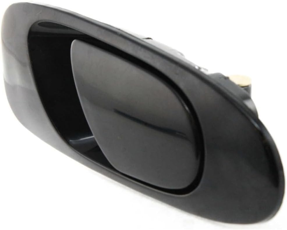 Rear Exterior Door Handle Smooth Black Left Driver Side for 1992-1995 Honda Civic