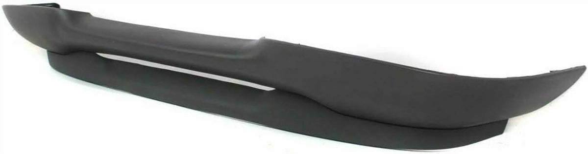 2-Piece Front Bumper Kit: Chrome Bumper Steel & Textured Lower Valance Plastic for 1998-2000 Ford Ranger