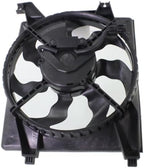 Front Radiator & A/C Condenser Cooling Fan Assembly Plastic for 2006-2011 Hyundai Accent