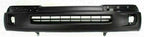 5-Piece Front Bumper Cover Kit: Textured Bumper Cover, Chrome Trims & Signal Lamps (Left & Right) for 1998-2000 Toyota Tacoma