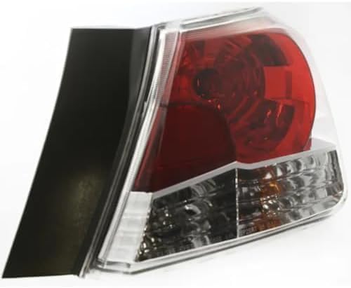 Set of 2 Tail Light Assembly Plastic Left Driver & Right Passenger Side for 2008-2012 Honda Accord