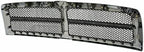 Front Grille Assembly Chrome with Honeycomb Insert, Chrome Shell with Painted Silver Insert for 1994-2001 Dodge Ram 1500, 1994-1996 Ram 2500 & More